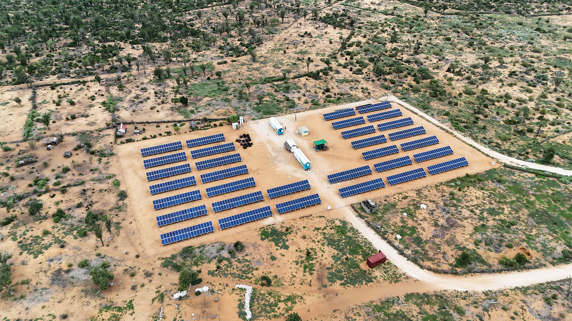 ANKA solar mini-grid in a rural area